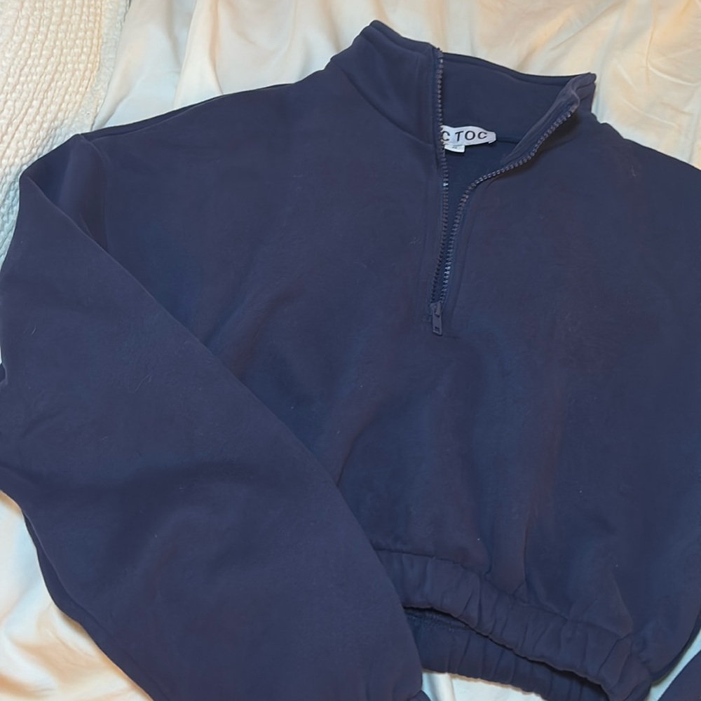 Coordinating Navy Sweatsuit